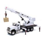 1:18 Scale Mack? Granite Truck W/ Extendable Crane & Crate (u)