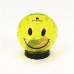 3"x3" Smiley Face Plastic Bank